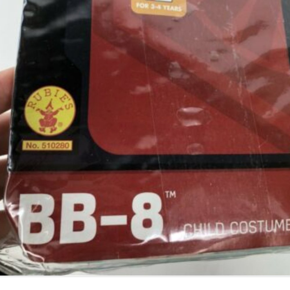 BB-8 Star Wars Costume Toddler 3T 4T Dress Up Pretend Play Boys Girls Disney ah - Picture 6 of 7